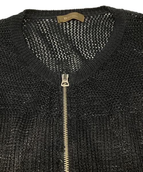 Y's for men（ワイズフォーメン）Y's for men (ワイズフォーメン) リネンジップカーディガン ネイビー サイズ:FREEの古着・服飾アイテム