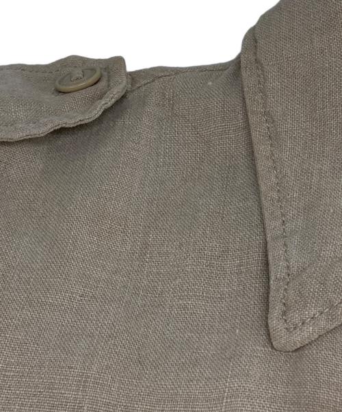 DOLCE & GABBANA（ドルチェ＆ガッバーナ）DOLCE & GABBANA (ドルチェ＆ガッバーナ) 00’sリネンコンバットジャケット ベージュ サイズ:46の古着・服飾アイテム