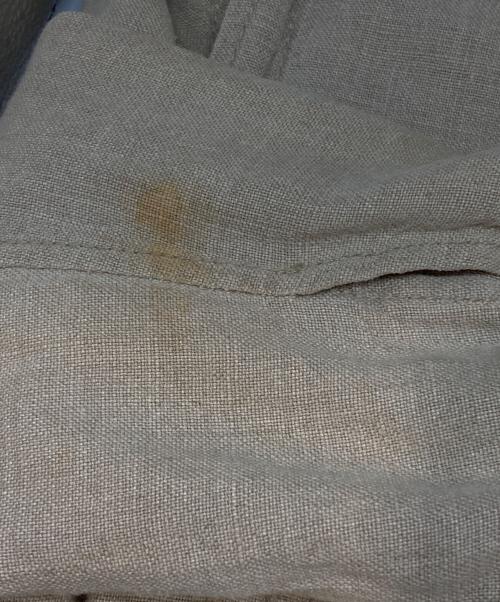 DOLCE & GABBANA（ドルチェ＆ガッバーナ）DOLCE & GABBANA (ドルチェ＆ガッバーナ) 00’sリネンコンバットジャケット ベージュ サイズ:46の古着・服飾アイテム