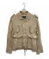 DOLCE & GABBANA（ドルチェ＆ガッバーナ）の古着「00’sリネンコンバットジャケット」｜ベージュ
