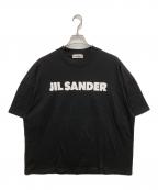 JIL SANDERジルサンダー）の古着「プリントTシャツ」｜ブラック