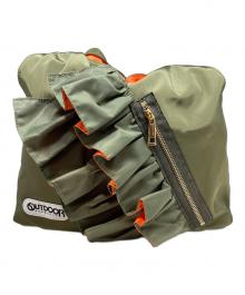 OUTDOOR PRODUCTS×Risley（アウトドア プロダクツ×リズレー）の古着「トライアングルフリルバッグ」｜グリーン