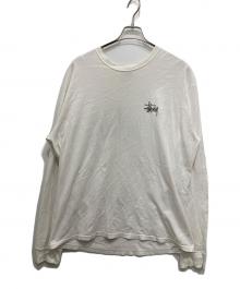 stussy（ステューシー）の古着「ロゴプリントカットソー」｜ホワイト