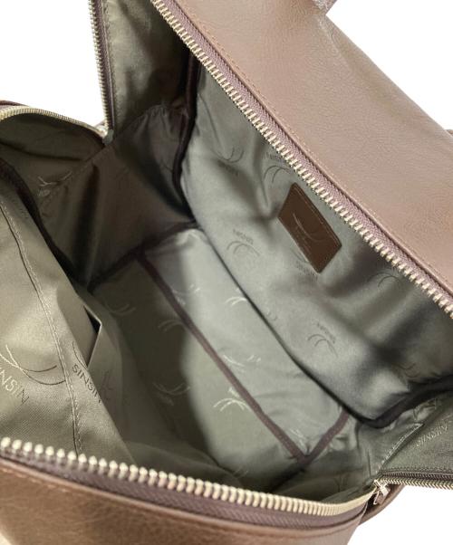 sinsin（シンシンコウボウ）sinsin (シンシンコウボウ) 大人リュック ブラウンの古着・服飾アイテム