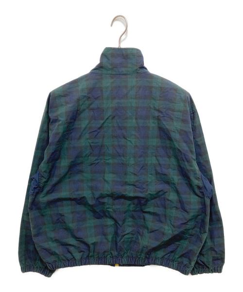 CHAPS RALPH LAUREN（チャップス ラルフローレン）CHAPS RALPH LAUREN (チャップス ラルフローレン) チェック柄スイングトップ ネイビー×グリーン サイズ:XLの古着・服飾アイテム