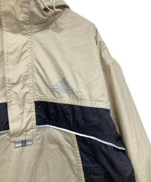 adidas（アディダス）adidas (アディダス) 90's アノラックパーカー ベージュ サイズ:Mの古着・服飾アイテム