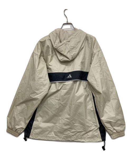 adidas（アディダス）adidas (アディダス) 90's アノラックパーカー ベージュ サイズ:Mの古着・服飾アイテム
