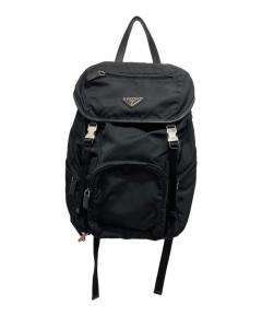 中古・古着通販】PRADA (プラダ) ミニ巾着リュック ブラック｜ブランド