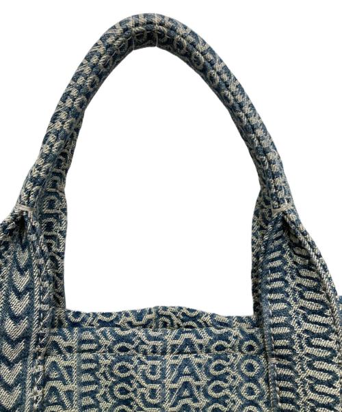 MARC JACOBS（マークジェイコブス）MARC JACOBS (マークジェイコブス) ザウォッシュドモノグラムデニムバッグ ブルーの古着・服飾アイテム