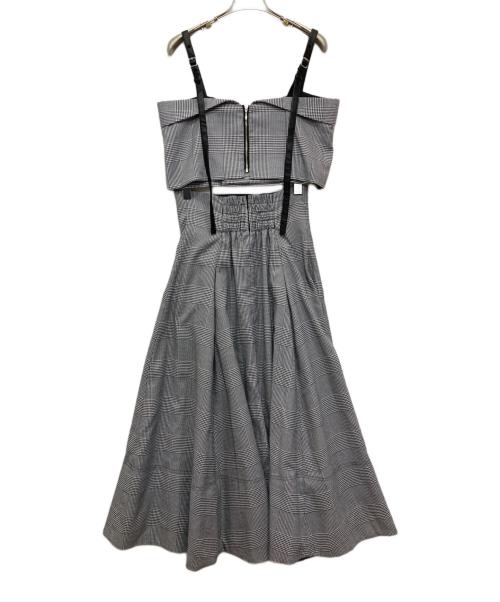 Mystrada（マイストラーダ）Mystrada (マイストラーダ) ノースリーブ・キャミソールワンピース グレー サイズ:38の古着・服飾アイテム