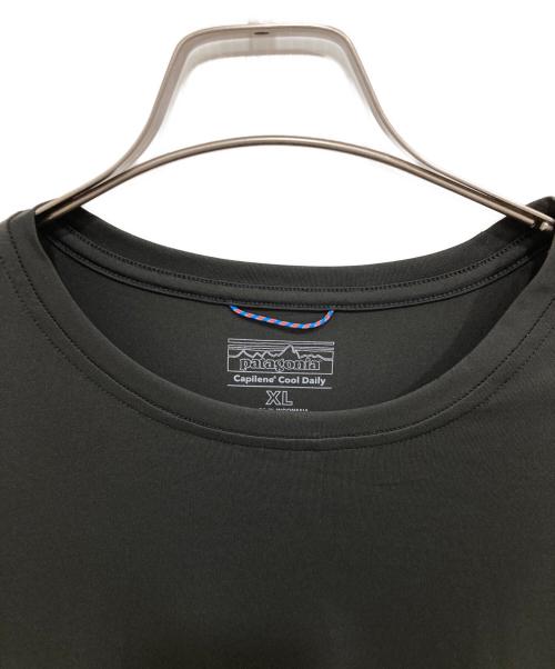 Patagonia（パタゴニア）Patagonia (パタゴニア) クールデイリーTシャツ ブラック サイズ:XLの古着・服飾アイテム