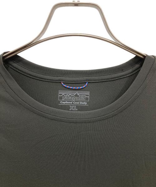 Patagonia（パタゴニア）Patagonia (パタゴニア) クールデイリーTシャツ ブラック サイズ:XLの古着・服飾アイテム
