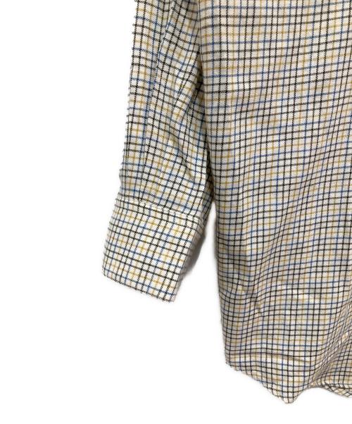 HERMES（エルメス）HERMES (エルメス) セリエボタンチェックシャツ イエロー サイズ:42の古着・服飾アイテム