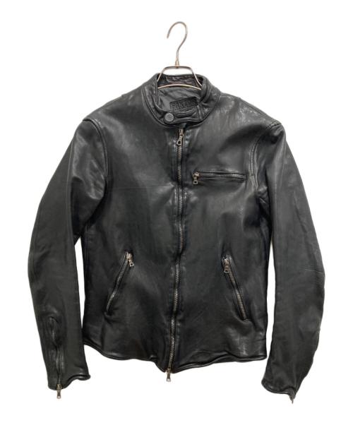 FAKTOR（ファクター）FAKTOR (ファクター) レザージャケット ブラック サイズ:Sの古着・服飾アイテム