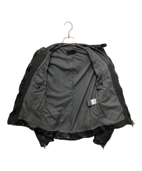 FAKTOR（ファクター）FAKTOR (ファクター) レザージャケット ブラック サイズ:Sの古着・服飾アイテム