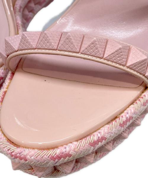 Christian Louboutin（クリスチャン・ルブタン）Christian Louboutin (クリスチャン・ルブタン) pyraclou 110 ピンク サイズ:38の古着・服飾アイテム