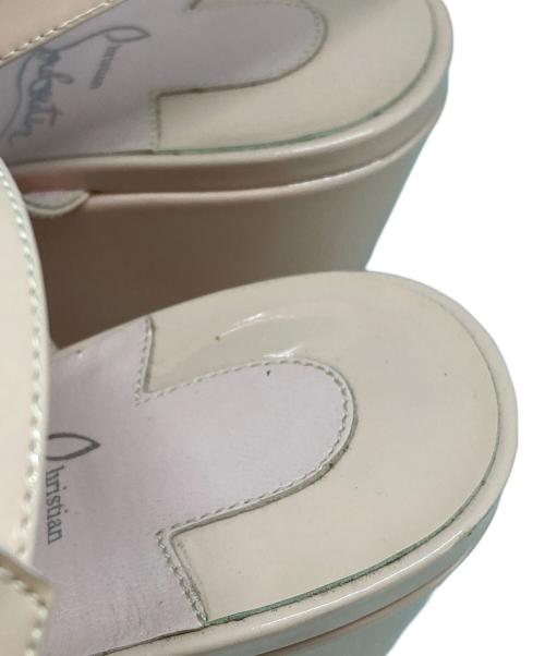 Christian Louboutin（クリスチャン・ルブタン）Christian Louboutin (クリスチャン・ルブタン) pyraclou 110 ピンク サイズ:38の古着・服飾アイテム