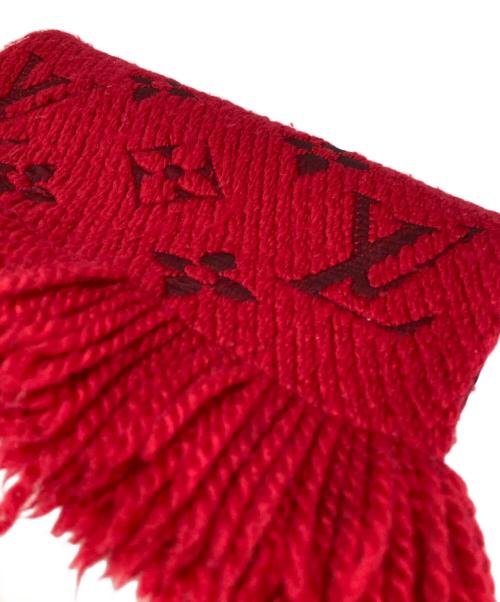 LOUIS VUITTON（ルイ ヴィトン）LOUIS VUITTON (ルイ ヴィトン) エシャルプ ロゴマニア レッドの古着・服飾アイテム