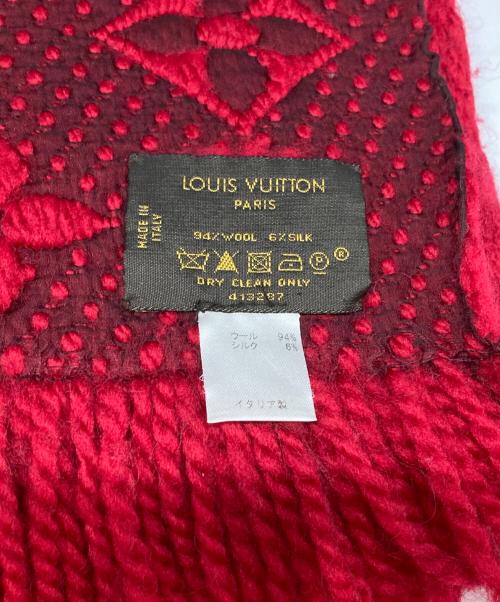 LOUIS VUITTON（ルイ ヴィトン）LOUIS VUITTON (ルイ ヴィトン) エシャルプ ロゴマニア レッドの古着・服飾アイテム