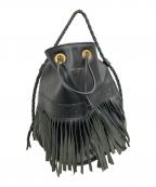 J&M DAVIDSONジェイ＆エム デヴィッドソン）の古着「フリンジショルダーバッグ」｜ブラック