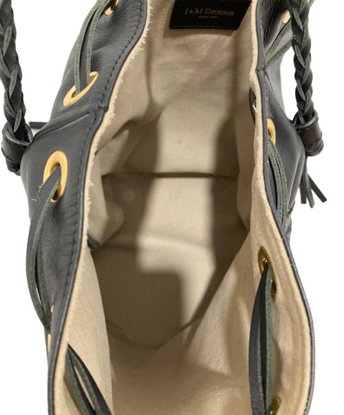 J&M DAVIDSON（ジェイ＆エム デヴィッドソン）J&M DAVIDSON (ジェイ＆エム デヴィッドソン) フリンジショルダーバッグ ブラックの古着・服飾アイテム