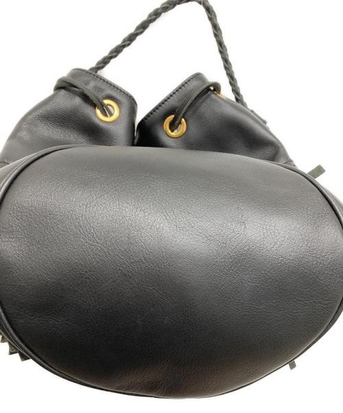 J&M DAVIDSON（ジェイ＆エム デヴィッドソン）J&M DAVIDSON (ジェイ＆エム デヴィッドソン) フリンジショルダーバッグ ブラックの古着・服飾アイテム