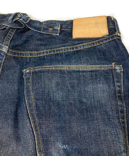 BOWERY BLUE MAKERS（バワリーブルーメーカーズ）BOWERY BLUE MAKERS (バワリーブルーメーカーズ) シンチバッグデニムパンツ ブルー サイズ:76cm (W30)の古着・服飾アイテム