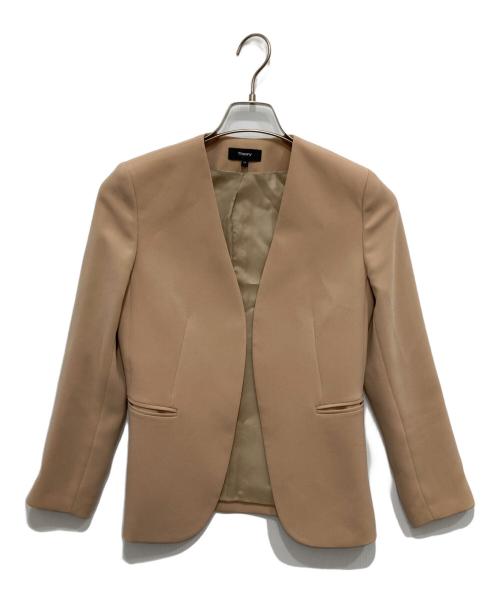 theory（セオリー）theory (セオリー) セットアップスーツ ベージュ サイズ:XSの古着・服飾アイテム