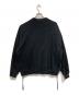 MAISON SPECIAL (メゾンスペシャル) Heavy-Weight Sweat Prime-Over Side Zip Crew Neck Pullover ブラック サイズ:01：5000円