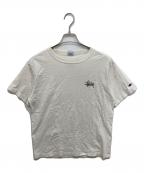 stussy×Championステューシー×チャンピオン）の古着「Astronaut Tee」｜ホワイト