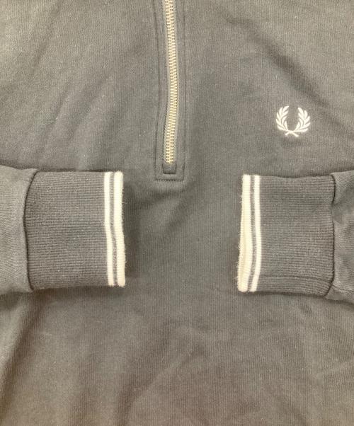 FRED PERRY（フレッドペリー）FRED PERRY (フレッドペリー) ハーフジップスウェット ブラック サイズ:Sの古着・服飾アイテム