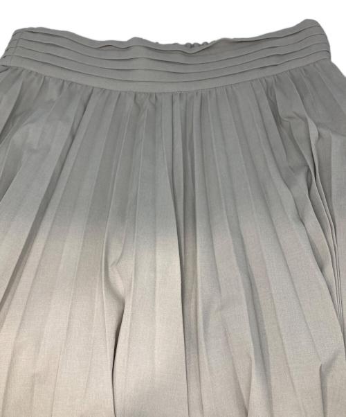 maison echelle（メゾンエシェル）maison echelle (メゾンエシェル) タックベルトプリーツスカート ベージュ サイズ:FREEの古着・服飾アイテム