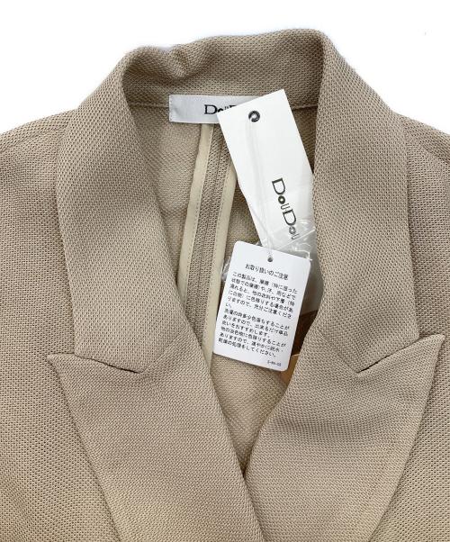 DOUDOU（ドゥドゥ）DOUDOU (ドゥドゥ) メッシュダブルジャケット ベージュ サイズ:FREE 未使用品の古着・服飾アイテム