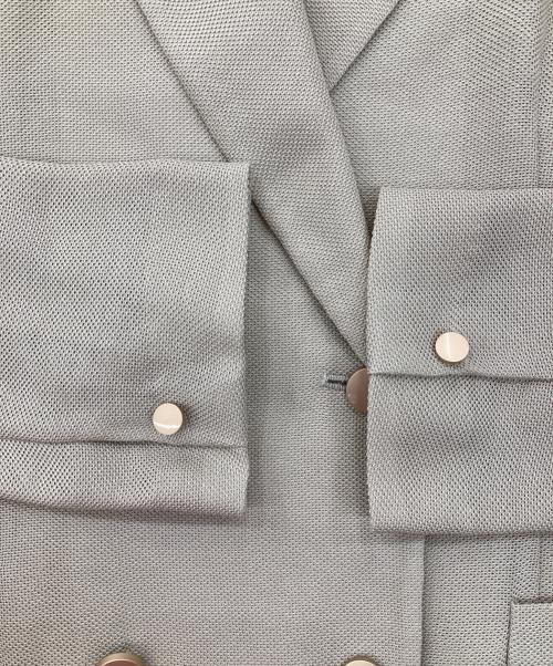 DOUDOU（ドゥドゥ）DOUDOU (ドゥドゥ) メッシュダブルジャケット ベージュ サイズ:FREE 未使用品の古着・服飾アイテム