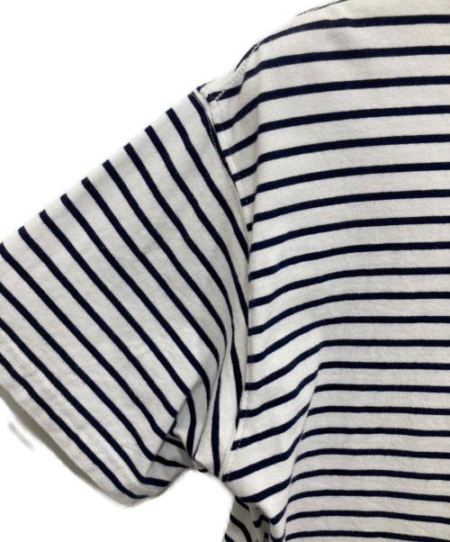 Paddington（パディントン）Paddington (パディントン) Rirandture (リランドチュール) ボーダーTシャツ ホワイト サイズ:1の古着・服飾アイテム