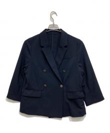 Snidel（スナイデル）の古着「リネンライクジャケット」｜ネイビー