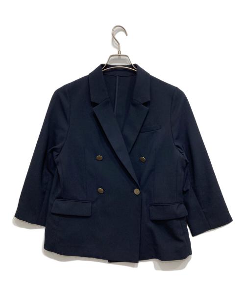 Snidel（スナイデル）Snidel (スナイデル) リネンライクジャケット ネイビー サイズ:1の古着・服飾アイテム
