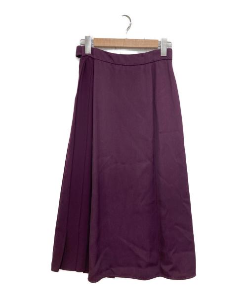 theory luxe（セオリーリュクス）theory luxe (セオリーリュクス) プリーツスカート パープル サイズ:36の古着・服飾アイテム