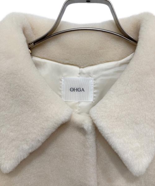 OHGA（オオガ）OHGA (オオガ) エコムートンコート アイボリー サイズ:Sの古着・服飾アイテム