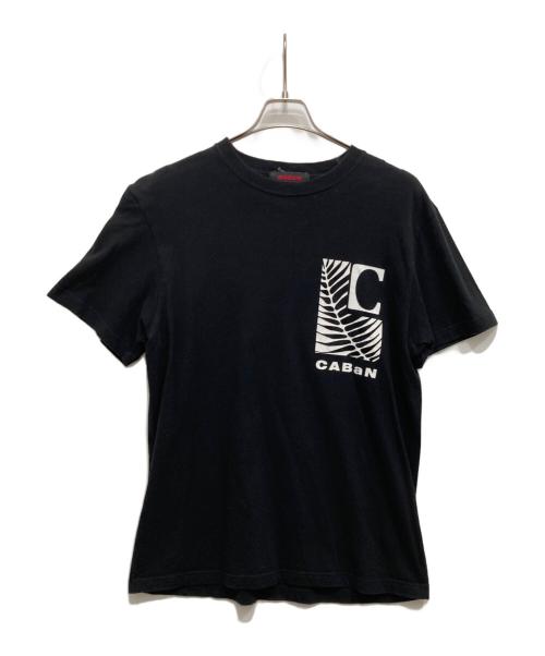 CABAN（キャバン）CABaN (キャバン) プリントTシャツ ブラック サイズ:表記なしの古着・服飾アイテム