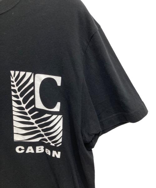 CABAN（キャバン）CABaN (キャバン) プリントTシャツ ブラック サイズ:表記なしの古着・服飾アイテム