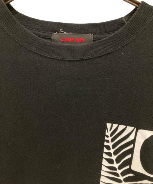 CABAN（キャバン）CABaN (キャバン) プリントTシャツ ブラック サイズ:表記なしの古着・服飾アイテム