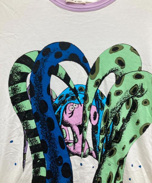 MARNI（マルニ）MARNI (マルニ) Bruno Bozzetto (ブルーノ・ボゼット) Octopus Print T-Shirt/プリントTシャツ ホワイト サイズ:50の古着・服飾アイテム