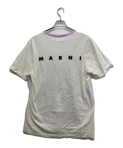 MARNI（マルニ）MARNI (マルニ) Bruno Bozzetto (ブルーノ・ボゼット) Octopus Print T-Shirt/プリントTシャツ ホワイト サイズ:50の古着・服飾アイテム