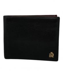 dunhill（ダンヒル）の古着「2つ折り財布」｜ブラック