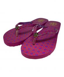 TORY BURCH（トリーバーチ）の古着「ビーチサンダル」｜ショッキングピンク