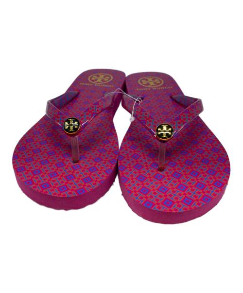 TORY BURCH（トリーバーチ）TORY BURCH (トリーバーチ) ビーチサンダル ショッキングピンク サイズ:SIZE 7M 未使用品の古着・服飾アイテム