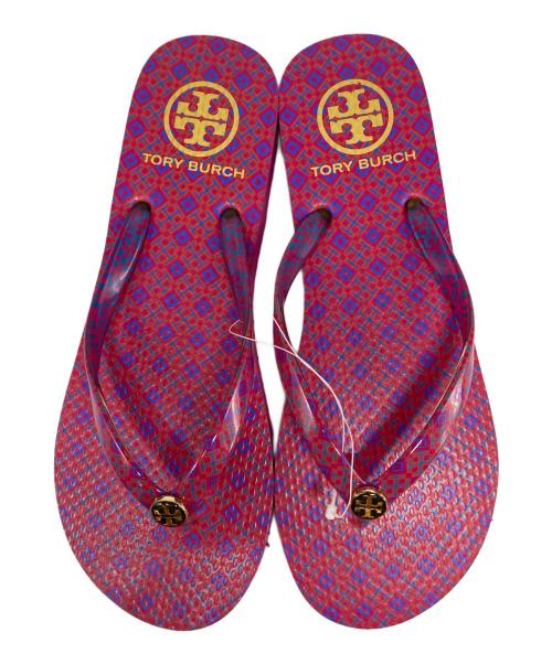 TORY BURCH（トリーバーチ）TORY BURCH (トリーバーチ) ビーチサンダル ショッキングピンク サイズ:SIZE 7M 未使用品の古着・服飾アイテム