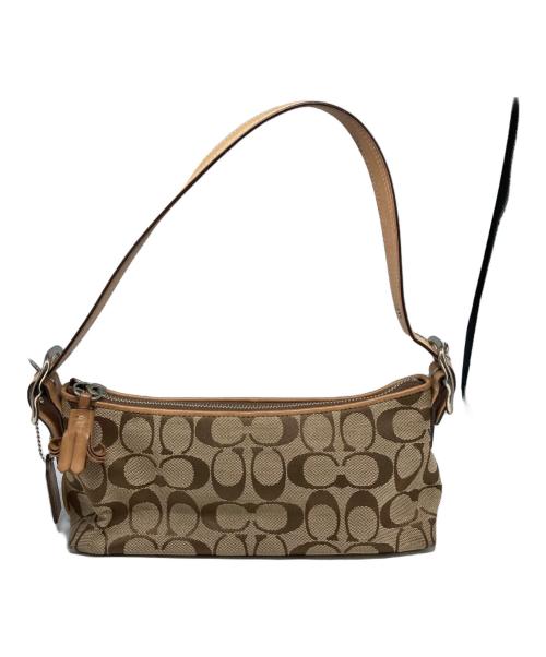 COACH（コーチ）COACH (コーチ) ワンショルダーバッグ ベージュの古着・服飾アイテム