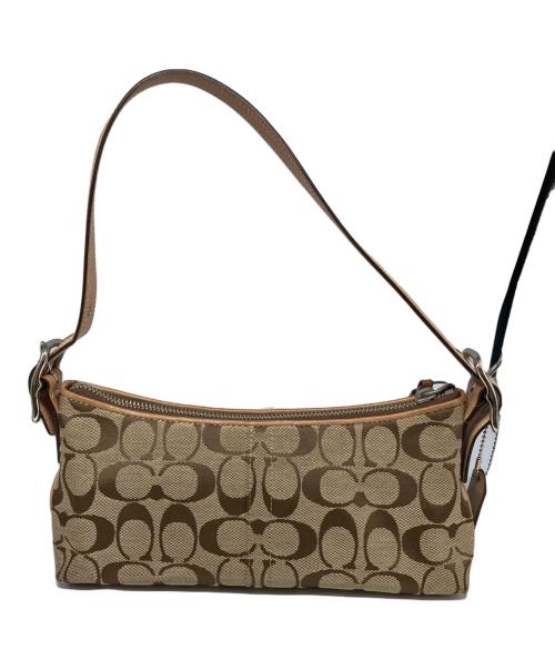 COACH（コーチ）COACH (コーチ) ワンショルダーバッグ ベージュの古着・服飾アイテム